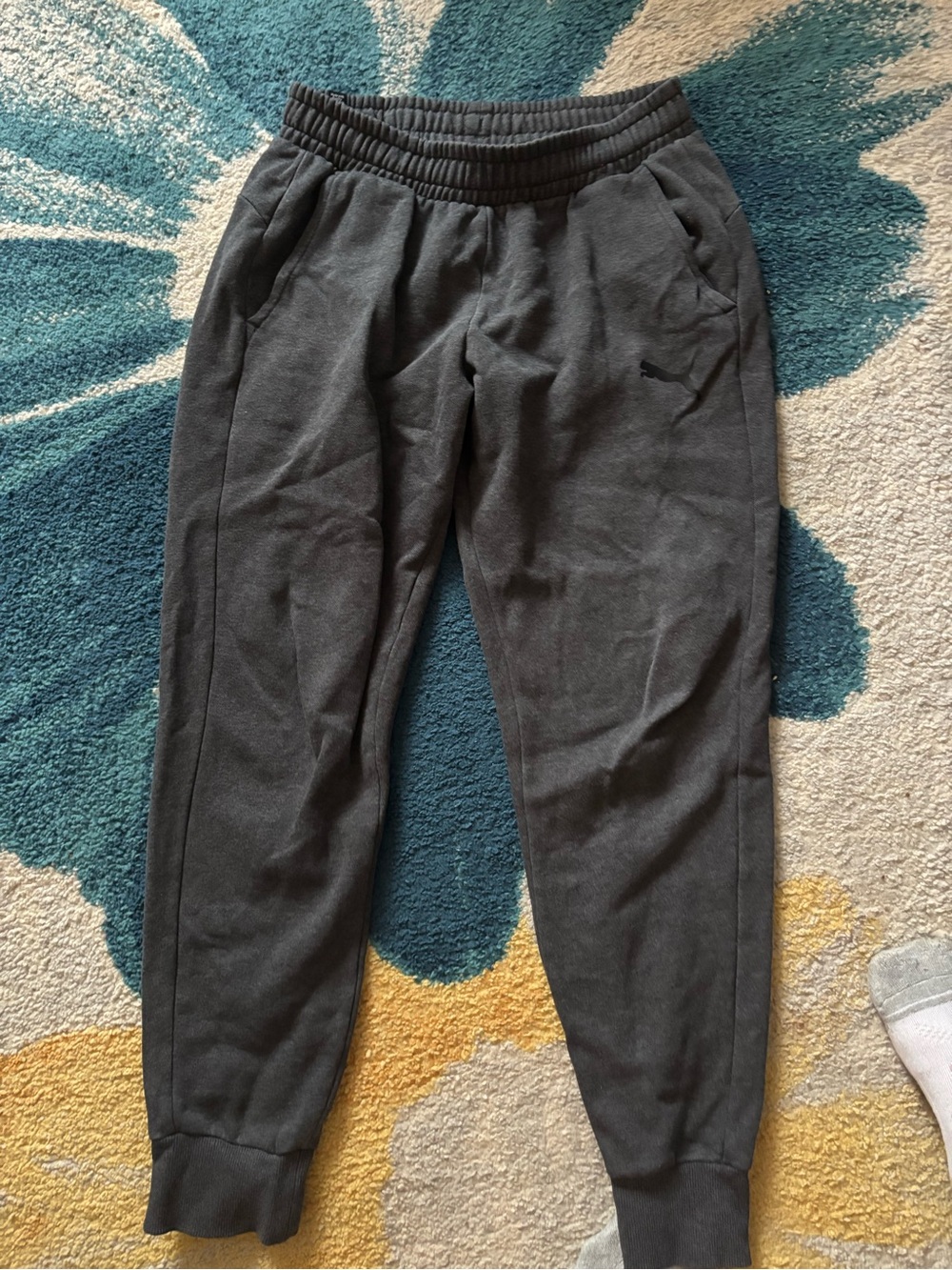 Puma Men’s Dark Gray Jogger Sweatpants
